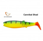 Savage Gear Cannibal Shad 10cm  Firetiger Firetai (1pcs)