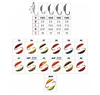 Мормышка Nr. 18 СУПЕРБАНАН с ушком (цв.: 37, 2,2 мм, 10,5 мм, 0,6 г, No. 12, упак. 1шт.)