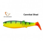 Savage Gear Cannibal Shad 12.5cm  Firetiger Firetai (1pcs)